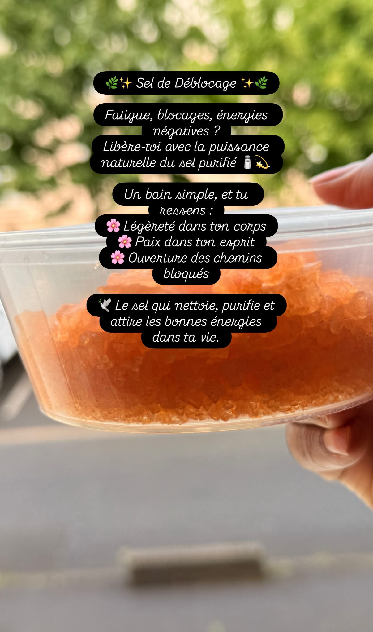 Sel déblocage